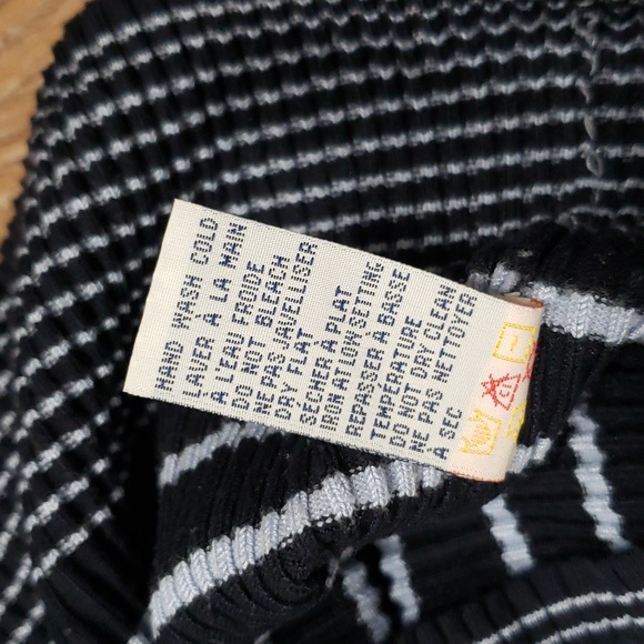 (S) D'Allaird Striped Ribbed Knit Top Comfortable Cozy Soft Casual Cottagecore - Picture 9 of 10